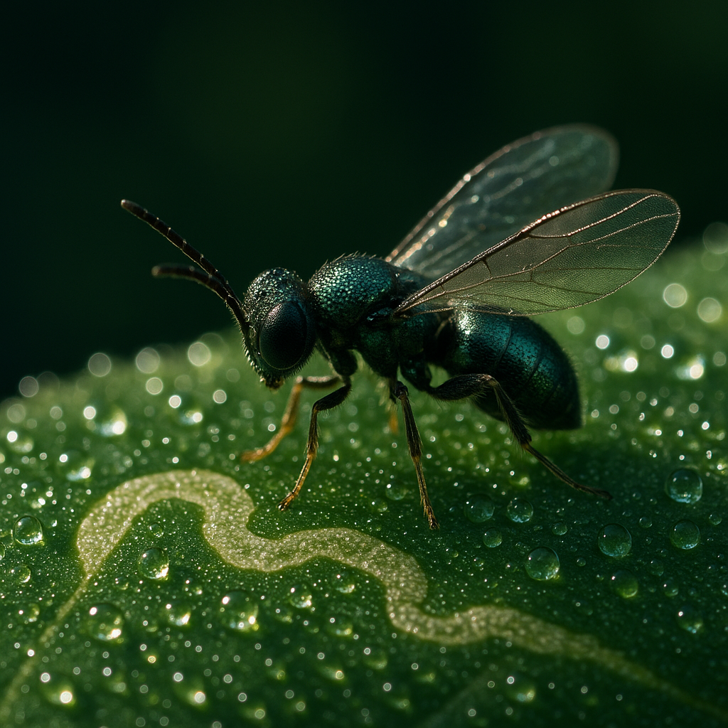 [10679] Schlupfwespe gegen Minierfliegen – Diglyphus isaea